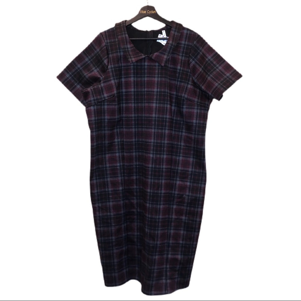 PIPHANY Plaid Harlem Dress 2X NWT - Picture 2 of 8
